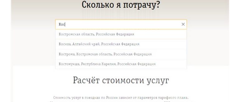 Как подключить услугу роуминг на