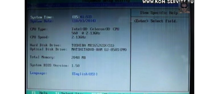 Boot menu - Выбрать
