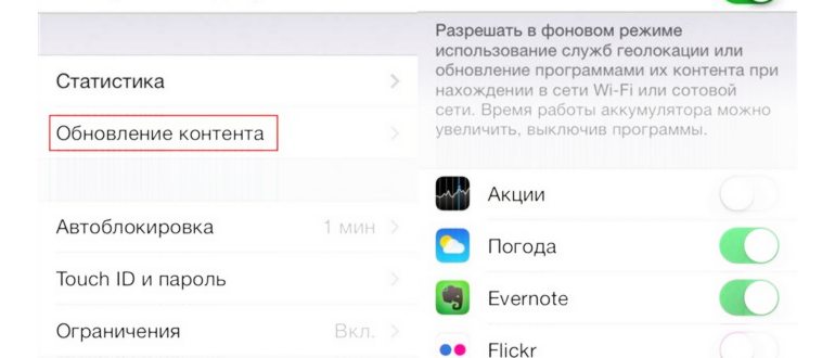 Быстро разряжается Iphone