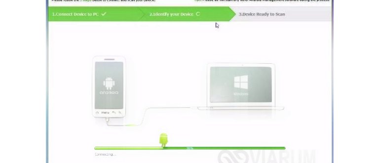 Соединение Android Data Recovery с