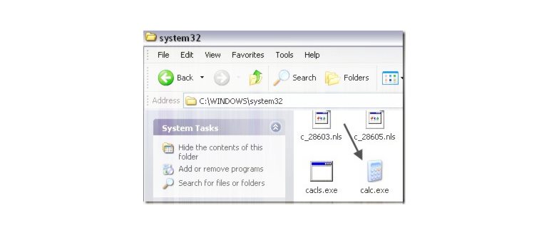 удалить программу Windows
