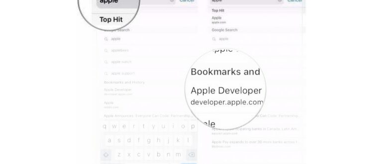 Изменить поисковую систему на iPhone: нажмите