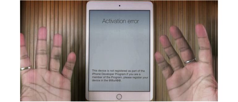 ipad mini 2 сбой