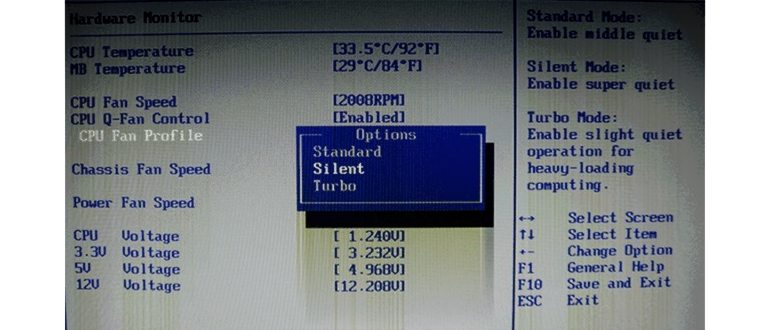 Ошибка CPU Fan