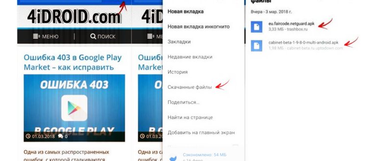 Файлы, которые скачаны из