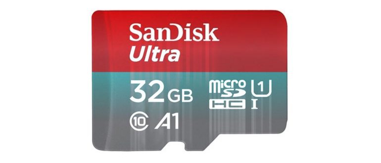 SanDisk Ultra microSDHC 32 GB U1 A1 – быстрая