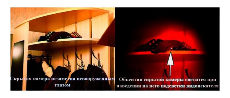 как обнаружить скрытую камеру дома, выявить