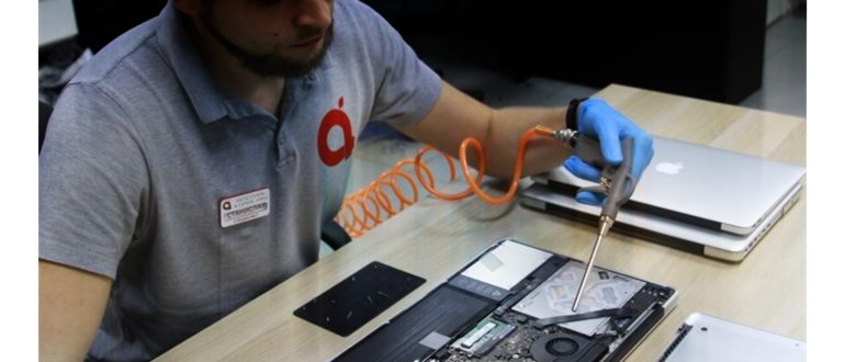 Чистка iPad в Apple