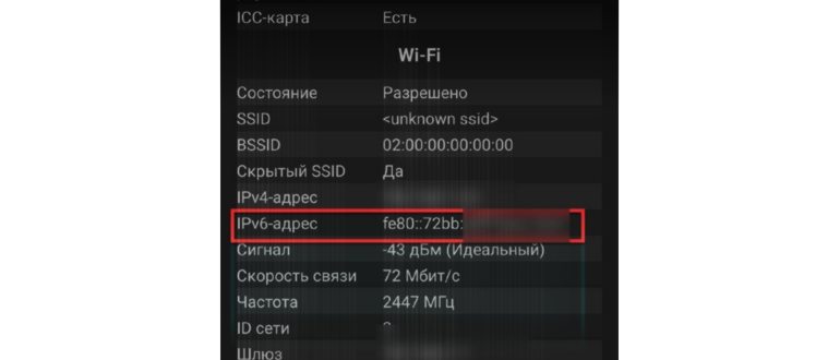 раздел Сеть и