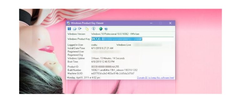 Проверка активации Windows через окно свойств