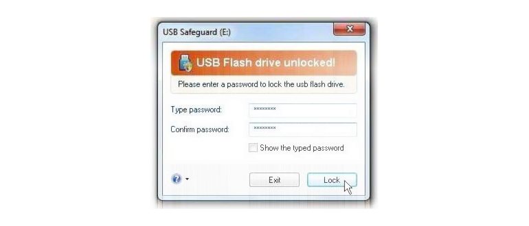 Как поставить пароль на флешку USB и переносной