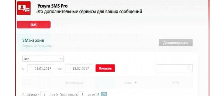 настройки смс в