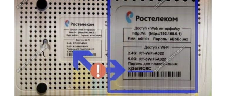 Как узнать пароль от роутера