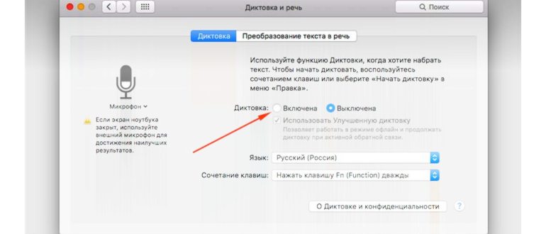 Экран управления голосом с примерами команд,