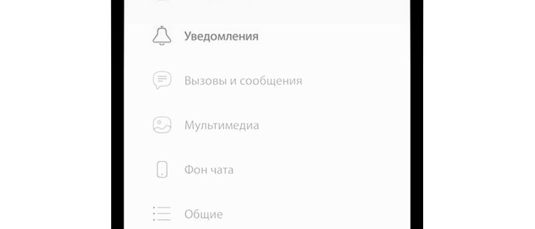 Выбор вкладки