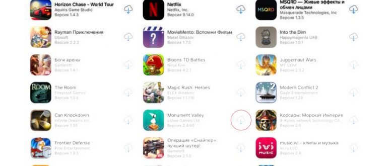 iphone,раздела,вашей,список,устройствах