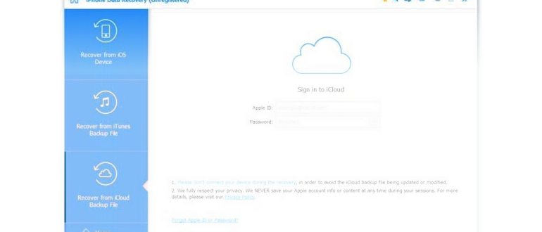 Загрузить iCloud