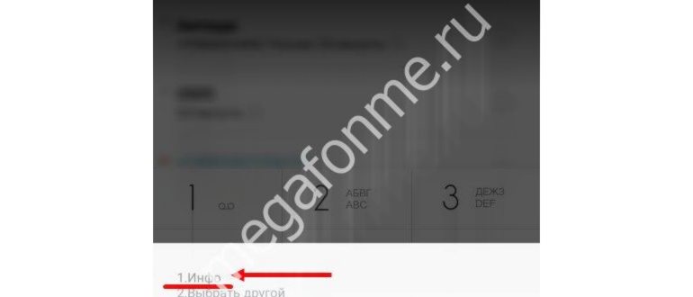 Узнать тариф на МегаФоне через