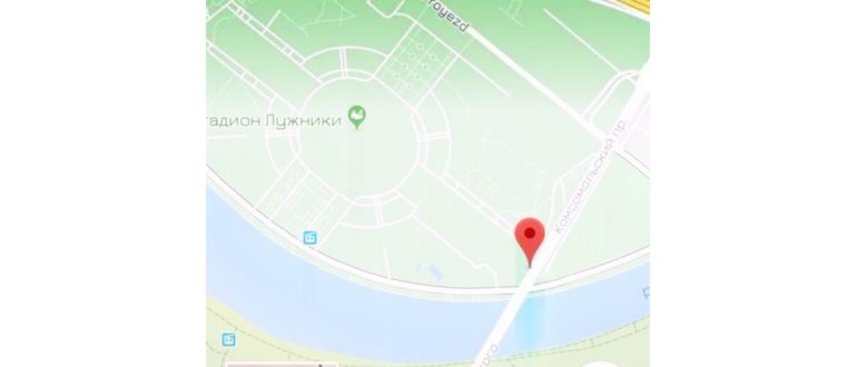 Точка отправления в картах