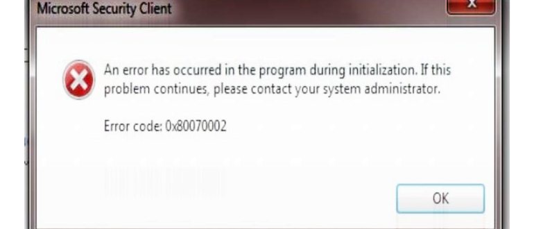 Код ошибки 0x80070002 в windows 10, 8.1,