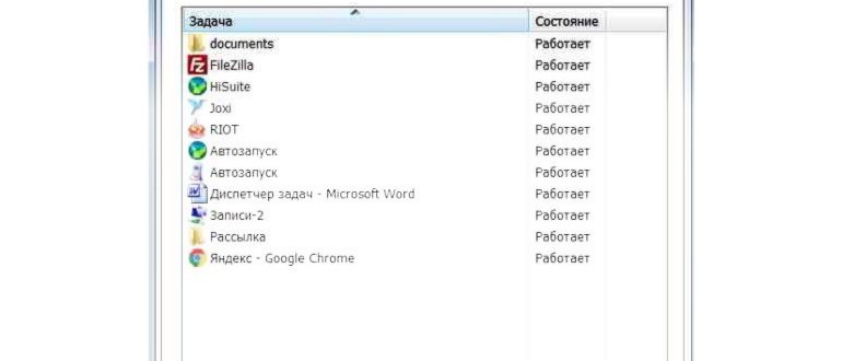 Диспетчер задач Windows