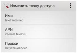Сообщение конфигурации пин код Теле2