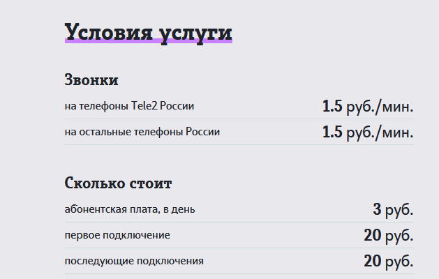 Теле2 услуга твой оператор